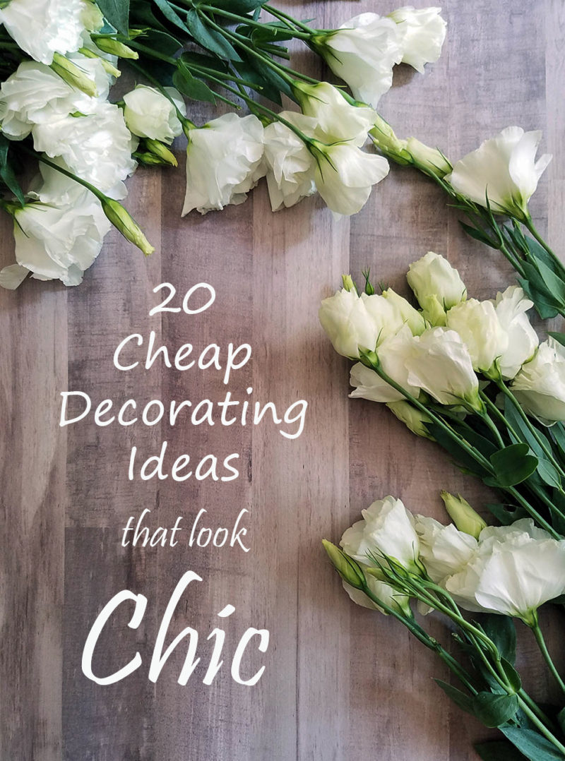 Cheap Decorating Ideas That Look Chic The Home