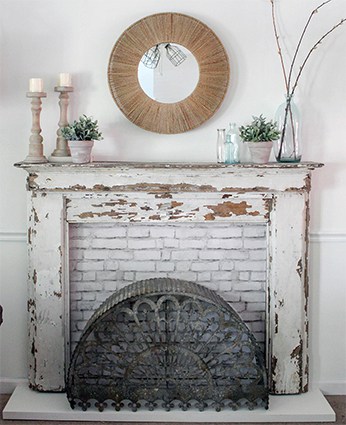 DIY Custom Fireplace Surround