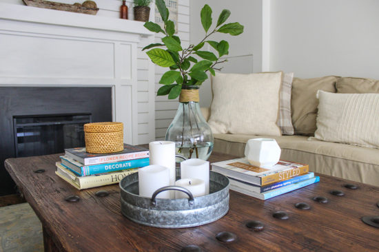 coffee tables- how to style a coffee table