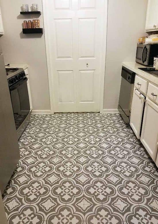 How To Paint Linoleum Flooring The Honeycomb Home