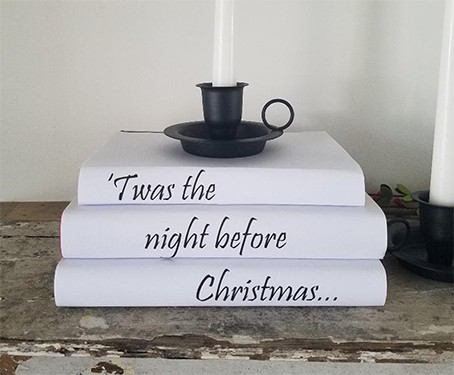 Christmas DIY Book Covers and Free Printables