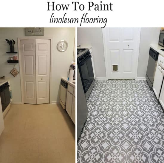 How To Paint Linoleum Flooring The Honeycomb Home