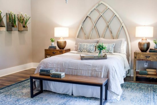 antique headboard fixer upper