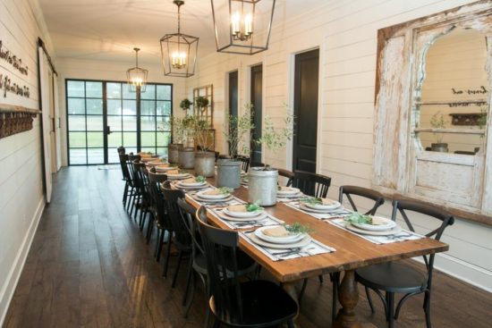 fixer upper dining room