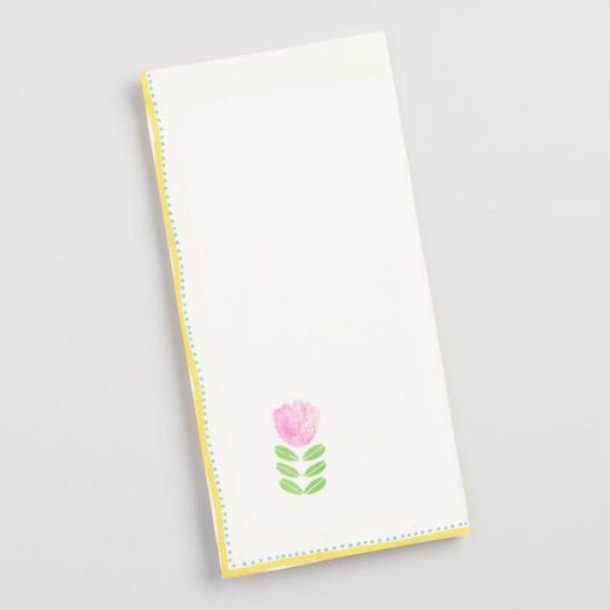 spring napkins floral