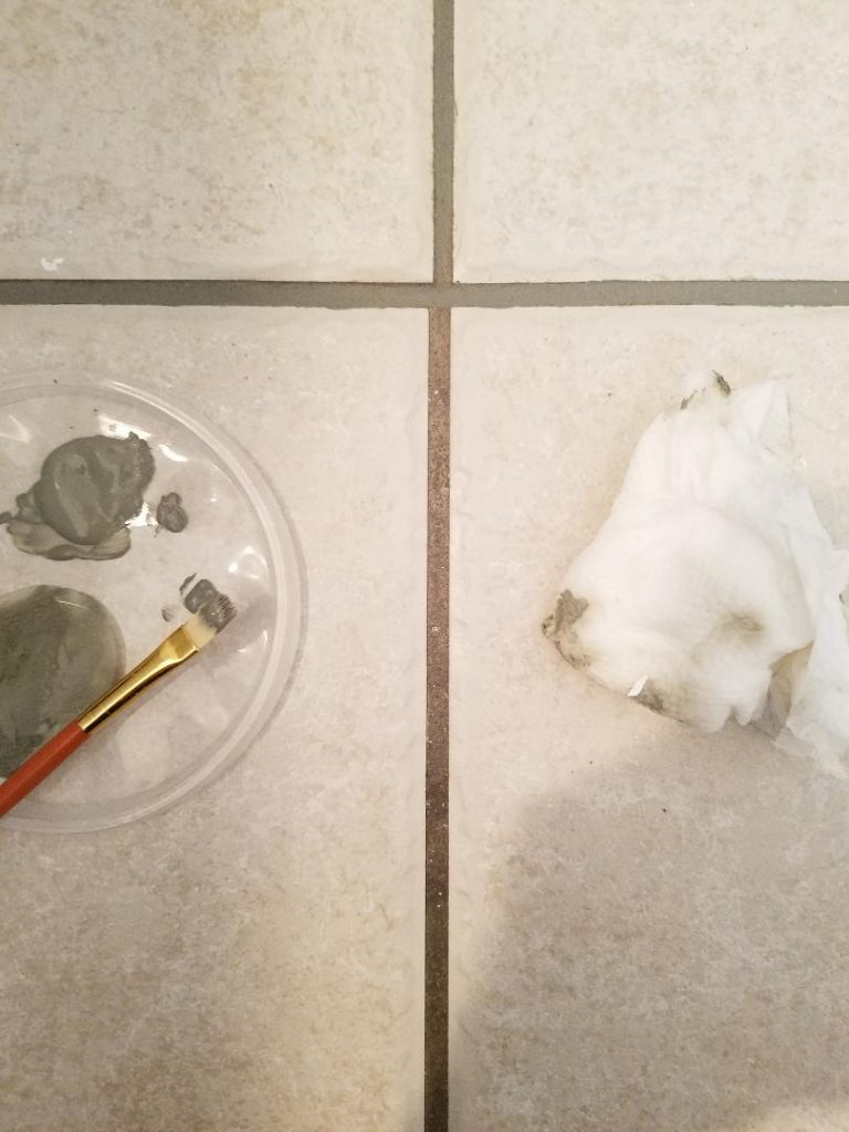 Painting Grout HowTo The Home