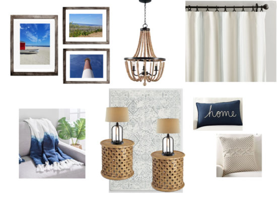 Accessories to pull a neutral room together shades of navy and blue living room