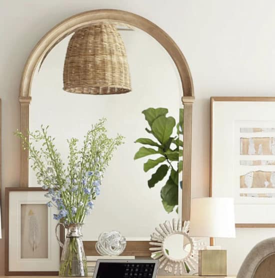 Fireplace deals mantel mirror