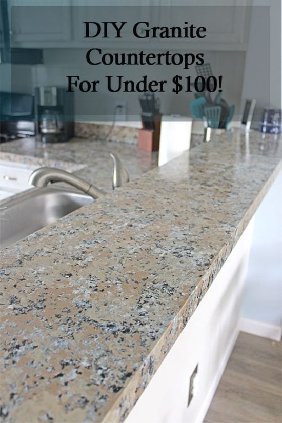 Diy Granite Countertops Yes Really The Honeycomb Home