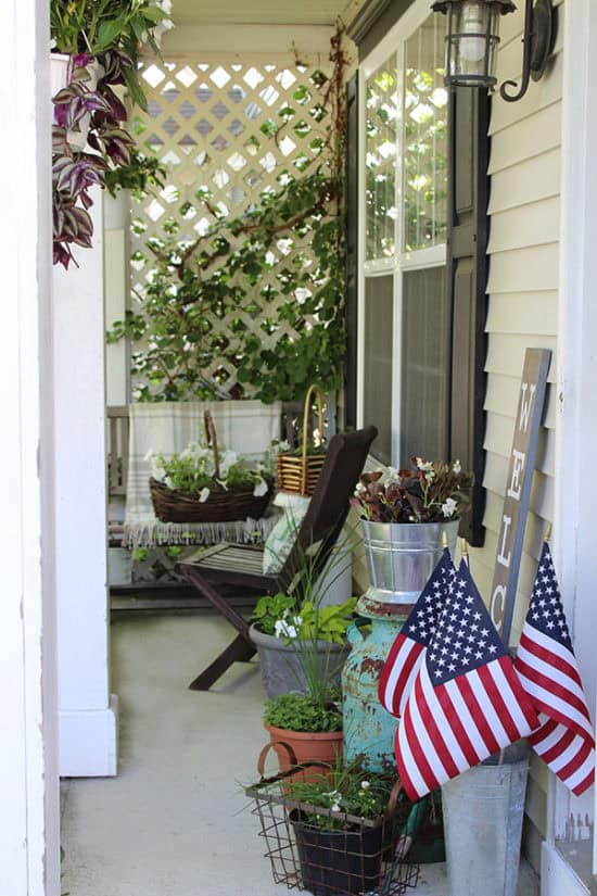 Summer Front Porch Decorating The Honeycomb Home