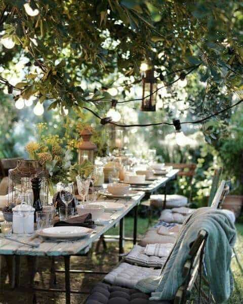 garden dining