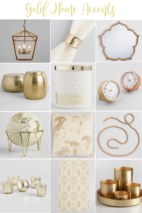 Gold Home Decor - The Honeycomb Home