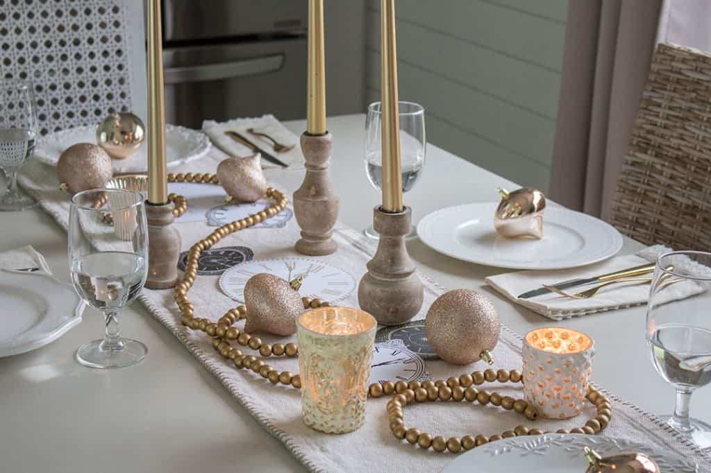 New Year's Eve Table Setting Ideas - The Honeycomb Home