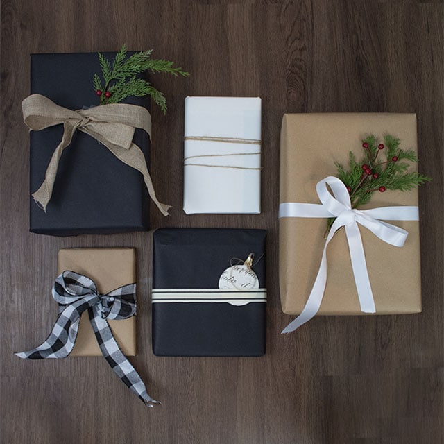 gift-wrapping-ideas-for Christmas, wrapping paper you can use even after the holidays