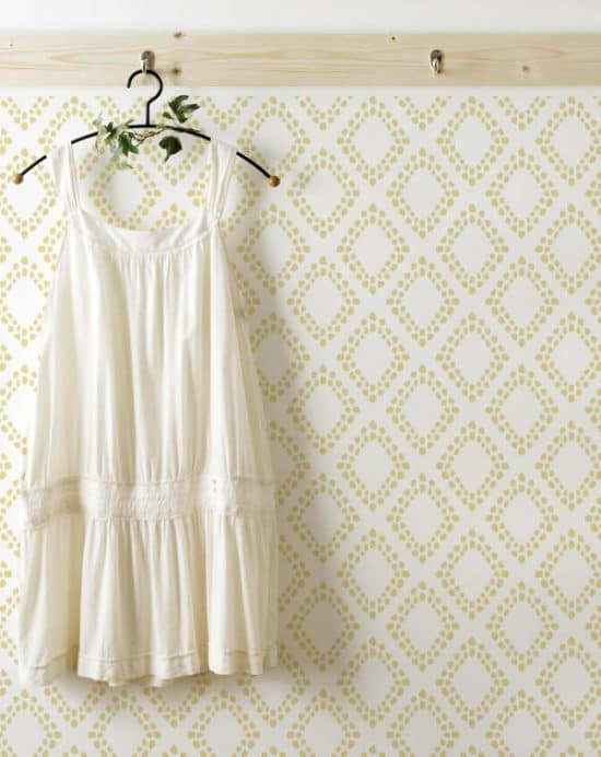 Wall Stencils vs Wallpaper (and a Giveaway!) The Home