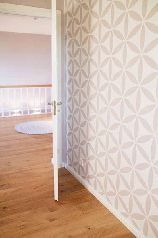 Wall Stencils vs Wallpaper (and a Giveaway!) The Home
