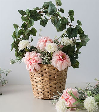 Diy Spring Flower Basket