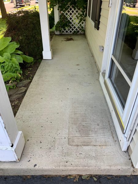 How to Paint A Porch Floor With Concrete Paint The Honeycomb Home