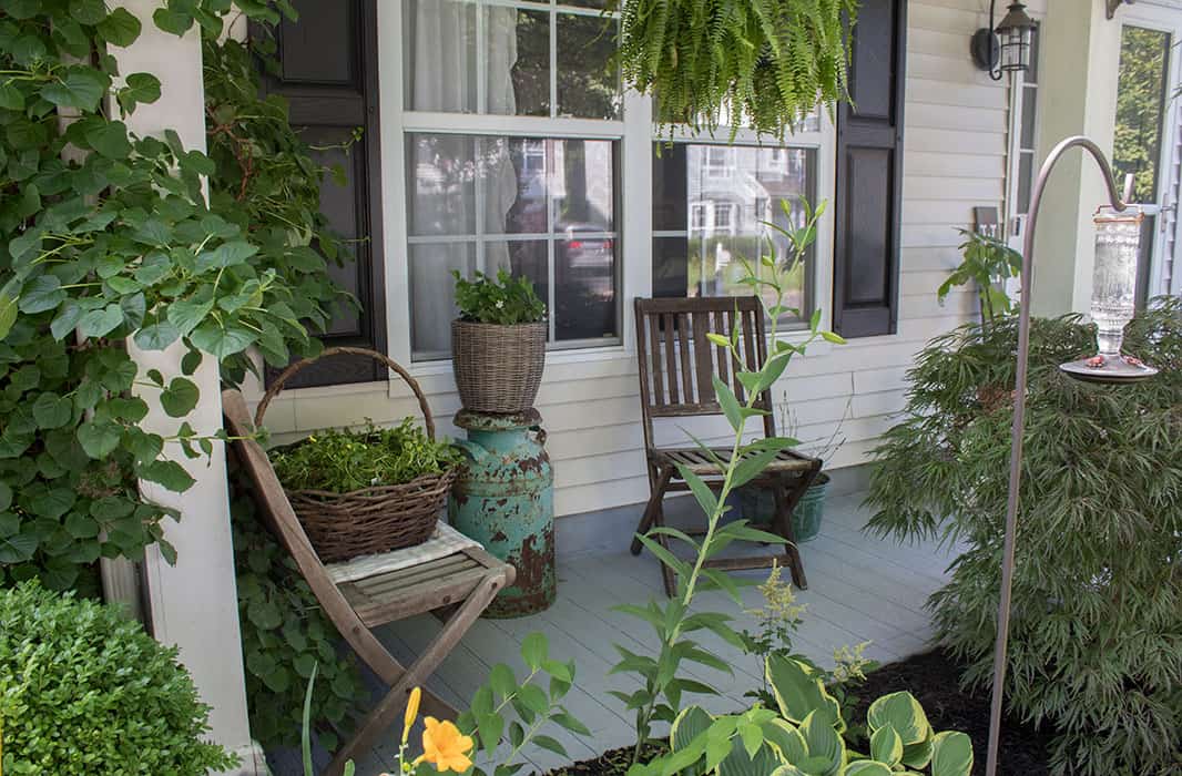 paint porch, small porch ideas