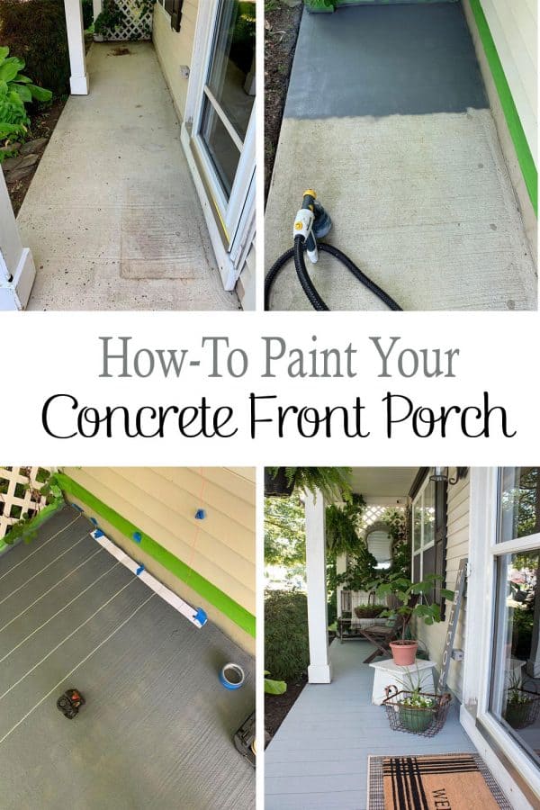 How to Paint A Porch Floor With Concrete Paint The Home