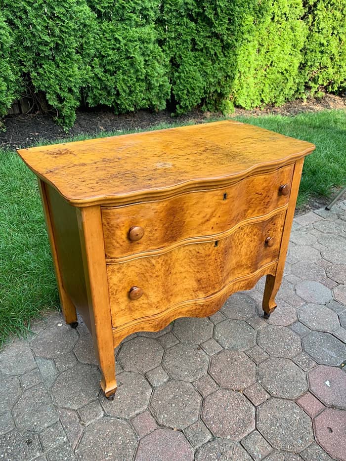 Vintage Dresser in Lamp Black - Saw Nail and Paint