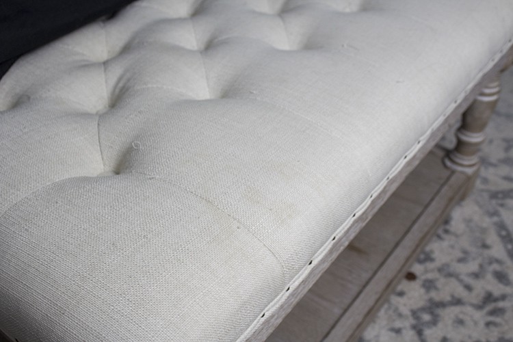 How do I get water stains out of a couch? I've tried upholstery