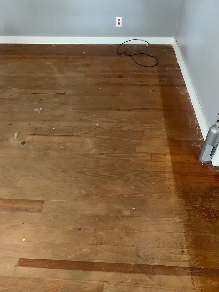 Wood Floor Refinishing And Whitewashing The Honeycomb Home