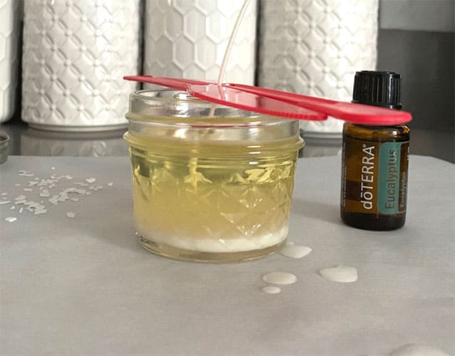 how to make candles, at home DIY candle making using scented essentail oils