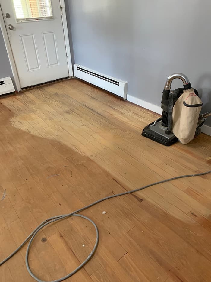 Wood Floor Refinishing And Whitewashing The Honeycomb Home