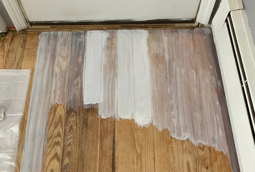 Wood Floor Refinishing And Whitewashing The Honeycomb Home