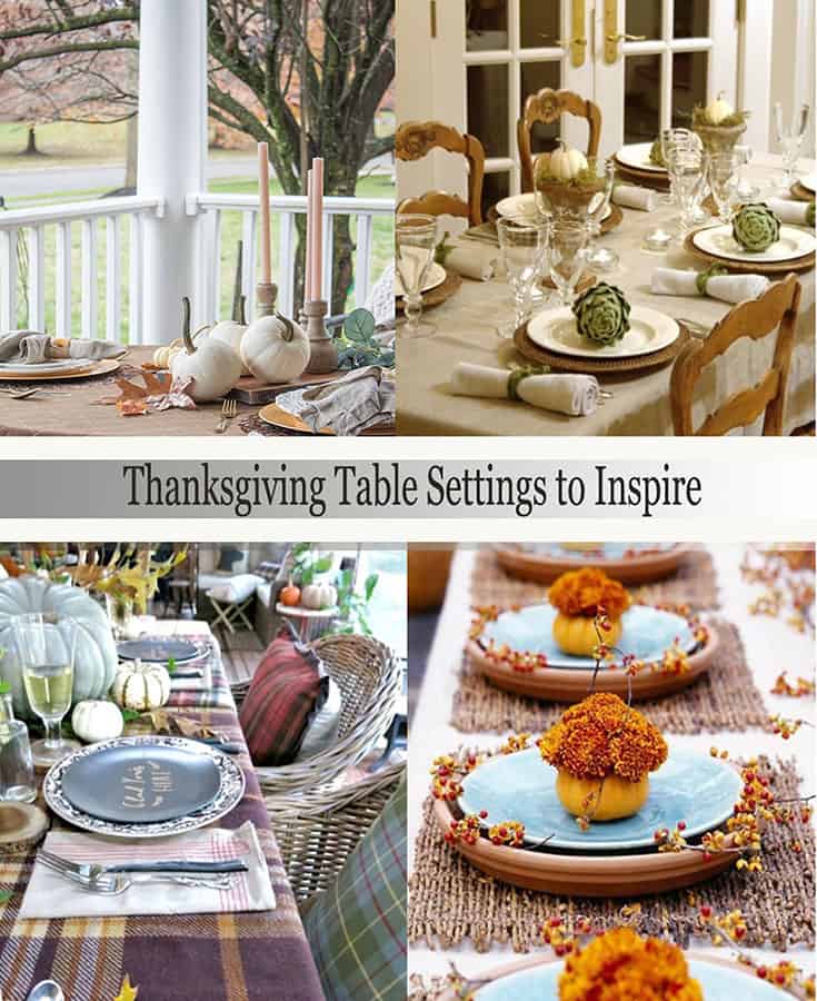 Thanksgiving Table Settings