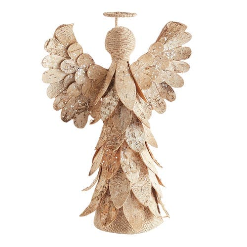 homemade christmas tree angel toppers