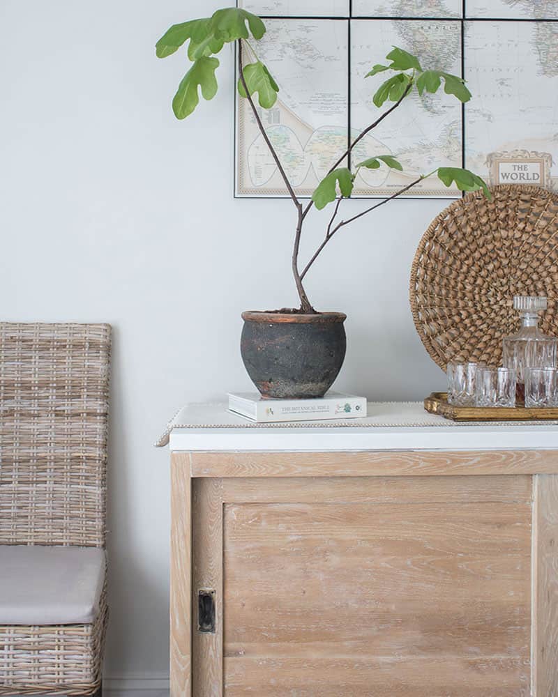 sideboard makeover pickled wood looks with white top