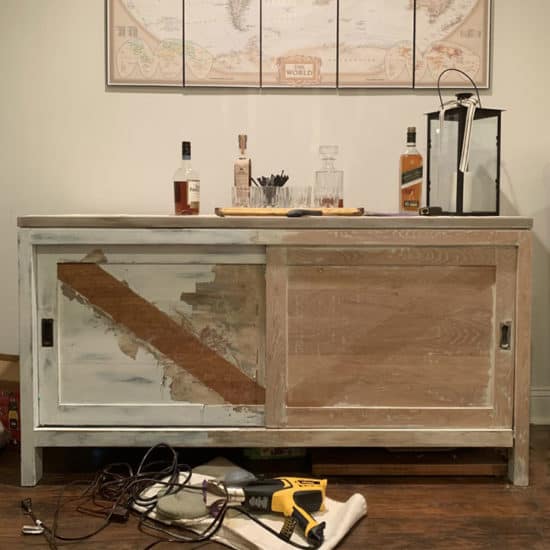 How to Remove Glue From Wood (Sideboard Makeover) The Home