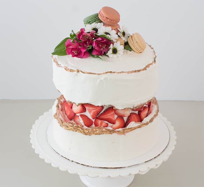 Trend Alert! Fault Line Wedding Cakes | OneFabDay.com