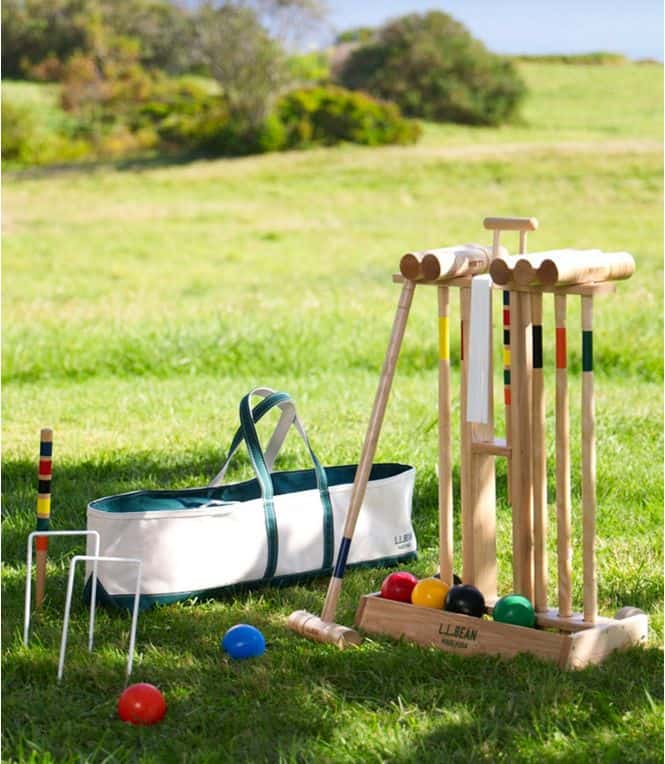 croquet lawn set