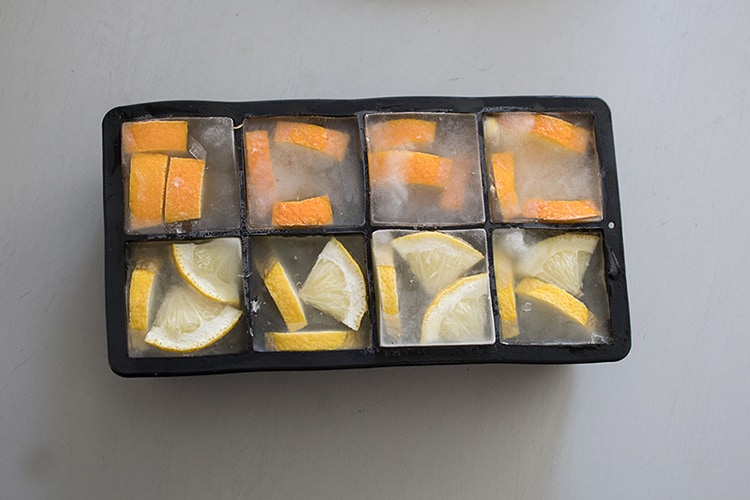 DIY Easy Flavored Ice Cubes