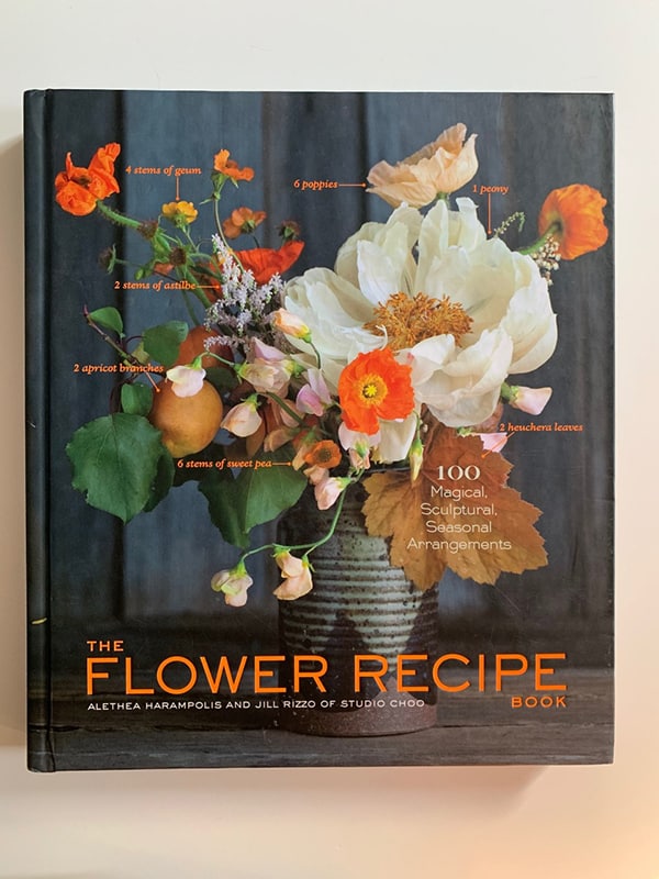 The Flower recipe book - top ten garden and home decor books for inspiration