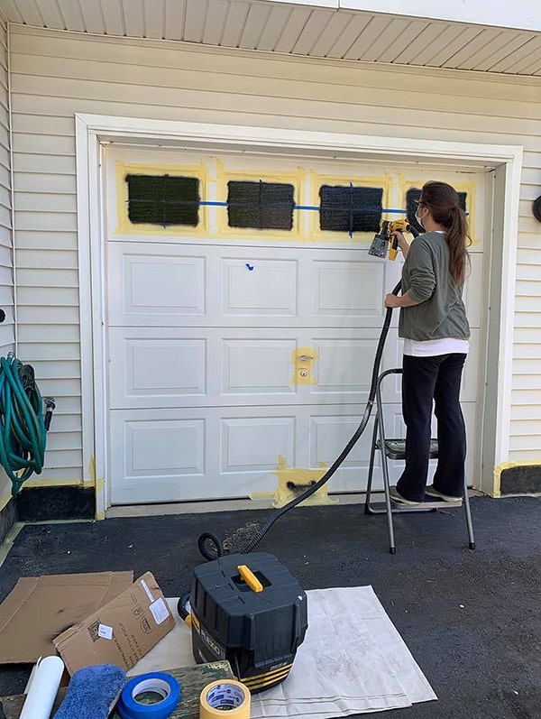 Garage Doors Simple Makeover With Big Impact The Home