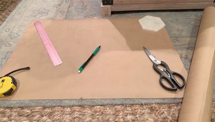 creating a template for DIY caning