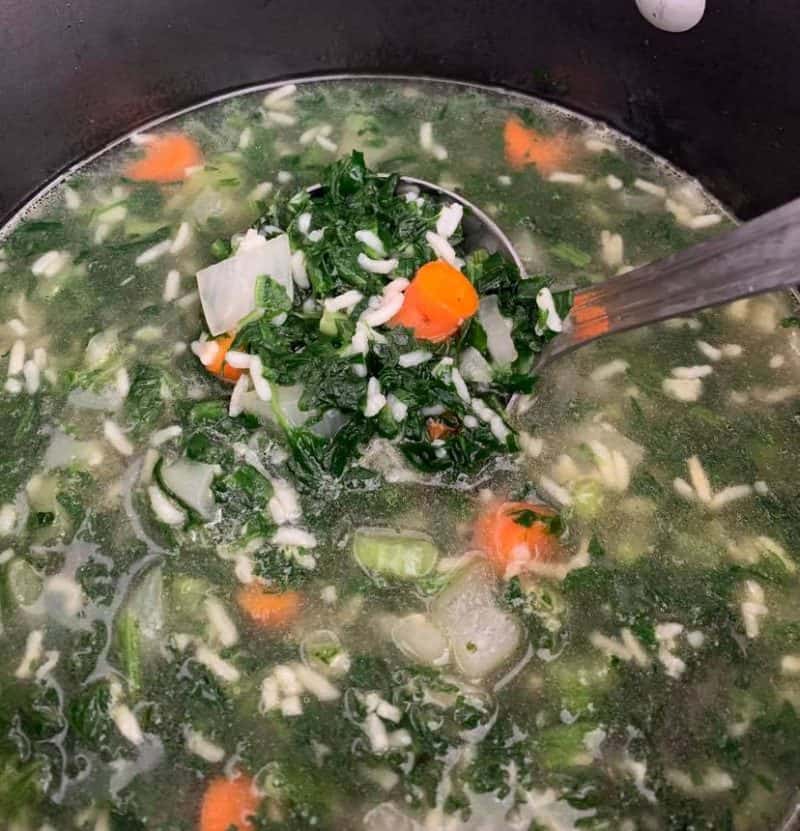 Homemade Spinach Soup Recipe - The Honeycomb Home