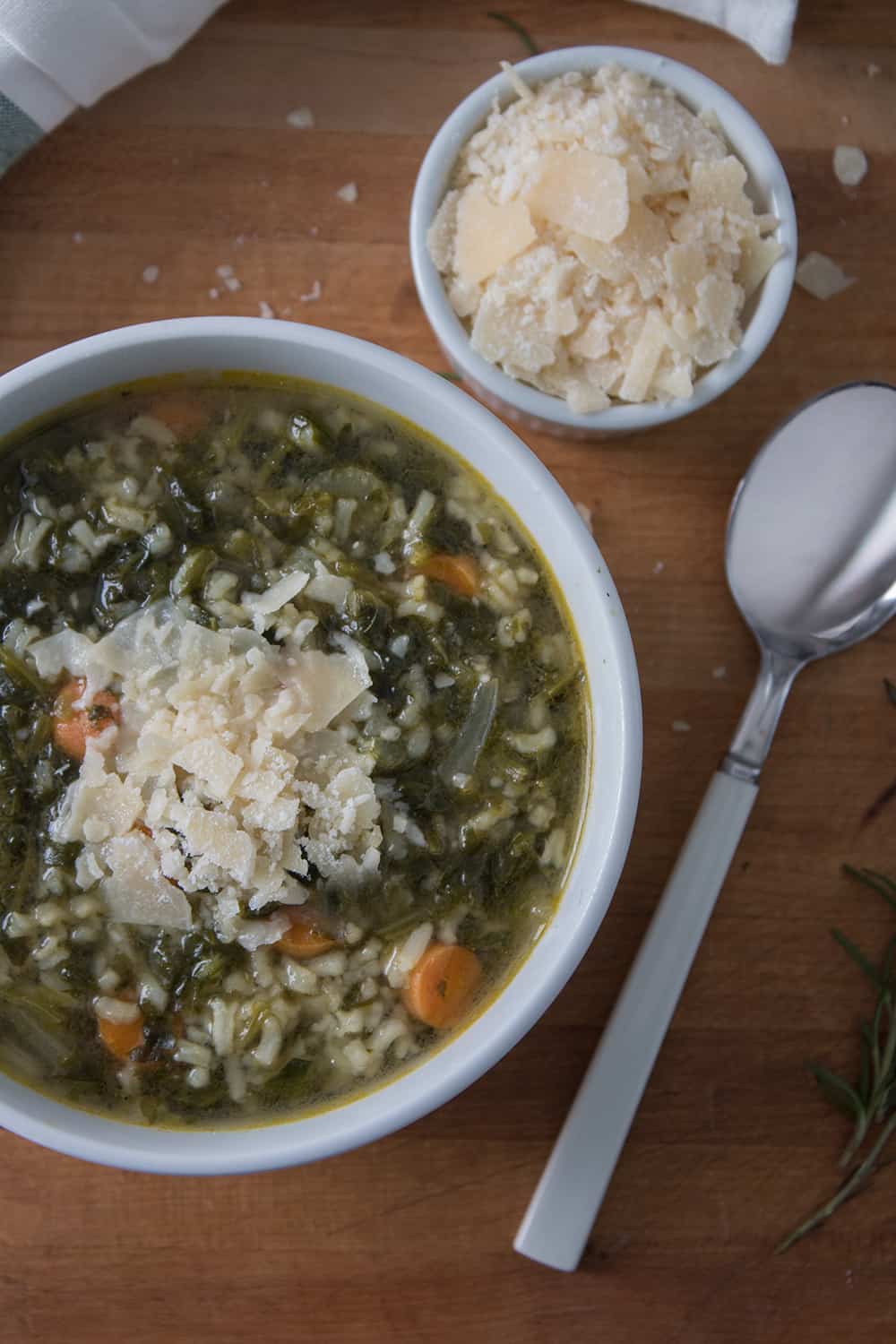Homemade Spinach Soup Recipe - The Honeycomb Home