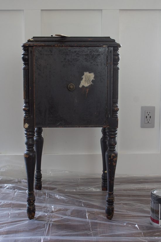 How to Paint Furniture Black Distressed (Without Sanding!) The