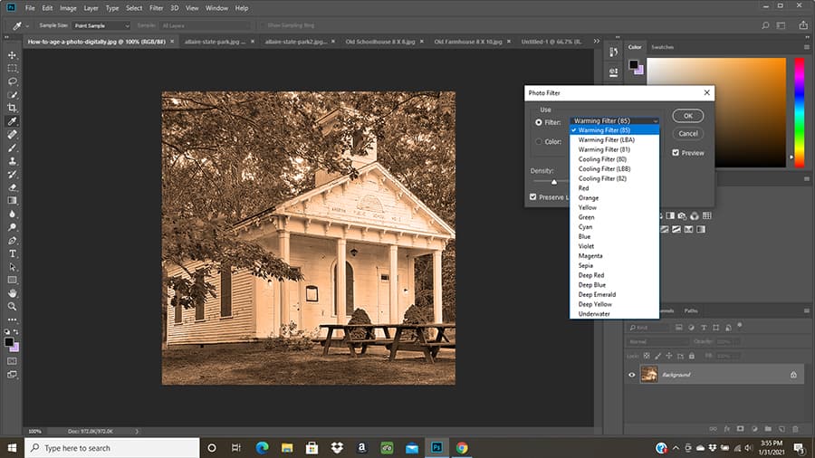  hvordan bruke photoshop til alder bilder