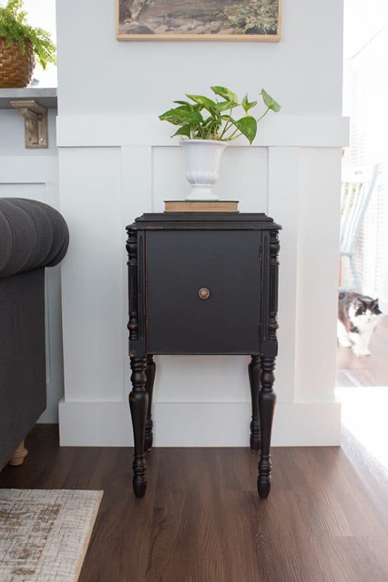 How to Paint Furniture Black Distressed (Without Sanding!) The Home