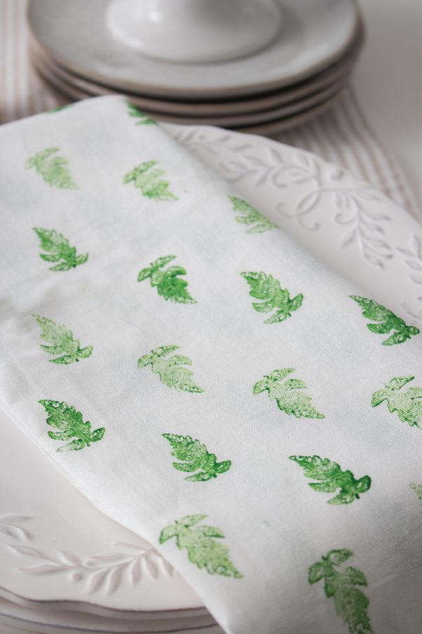 How To Stamp Fabric (3 Ways) The Home