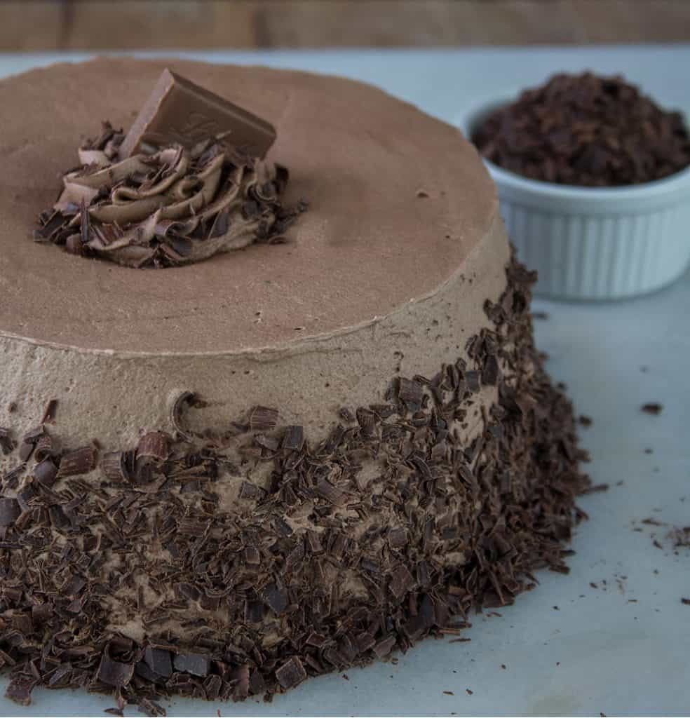 Loaf Pan Chocolate Angel Food Cake - Cookie Madness