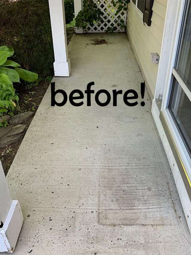 How To Paint A Porch Floor With Concrete The Honeycomb Home - How To Make Concrete Patio Floor Look Better