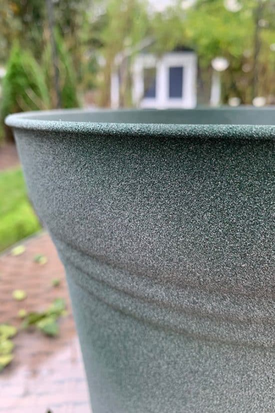 Painting Plastic Pots To Look Like Cement The Home