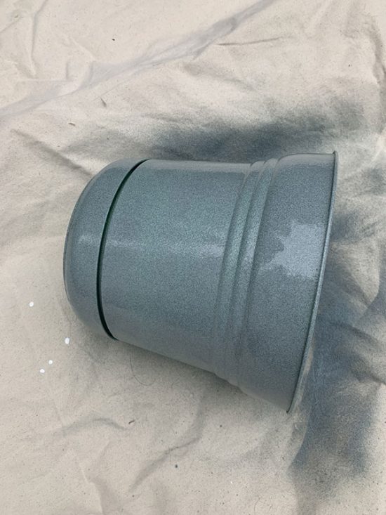 Painting Plastic Pots To Look Like Cement The Home
